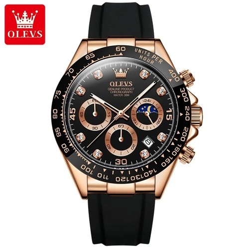 Herren chronograph mondphase - chronograph,