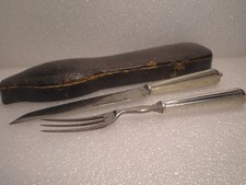 13 Lot Silber Fuhrmannsbesteck - Reisebesteck im Orig. Lederetui !