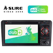 Eingebaut DAB + Autoradio DVD GPS 16G Karte RDS CD Navi für Audi A3 S3 RS3 8P 8V