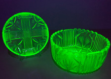 Vintage Uranglas Schalen Retro