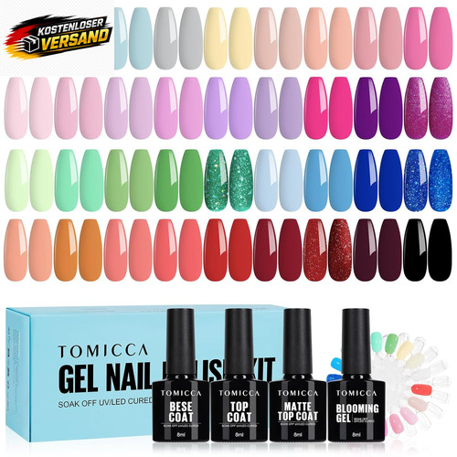 Tomicca 40pcs nagellack - uv,