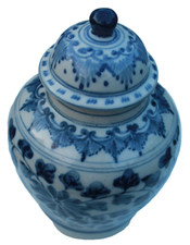 Asiatischer Deckeltopf, Teedose - Ingwer Topf , Vorratsgefäß, Handarbeit