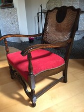 2 Kaminsessel, Korbgeflecht