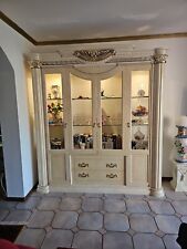 Zeitloser Hochglanz Barock Glass Vitrine In Italienische Stil.