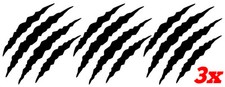 Monster kralle sticker - 3x,
