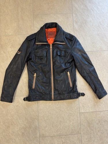 Superdry lederjcke copper - superdry,
