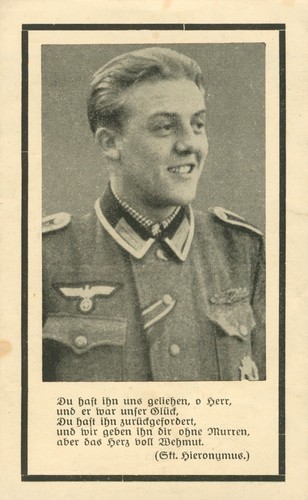 Wk2 sterbebild deathcard - wk2,