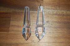 1 Kristall Behang Pendel  85mm x 25mm für Kronleuchter, Lüster, Chandelier