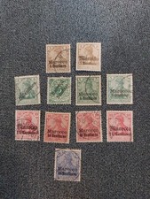 Deutsches Reich Kolonien Marokko Germania 1900–1911 Briefmarken Centimos RAR]]