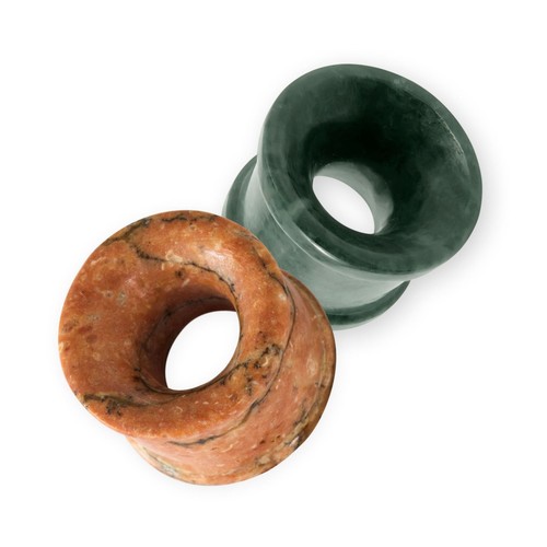 Marmor stein flesh tunnel ohr - marmor,