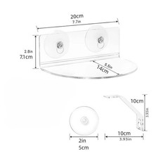 Klar Acryl Wandregal