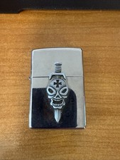 ZIPPO Feuerzeug - sword in skull #40