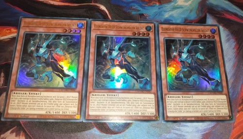 3x elementar held - yu-gi-oh!, elementar-held