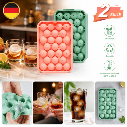 Runde eiswürfelform silikon - runde,