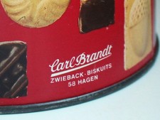 alt Blechdose Brandt