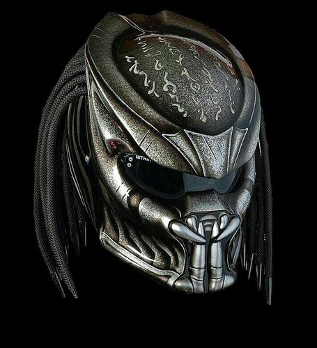 Custom predator helm schwarz - predator,