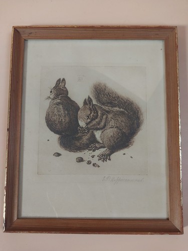 Original radierung nach dürer - original,