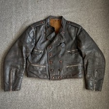 1930er Motorrad Lederjacke WK2