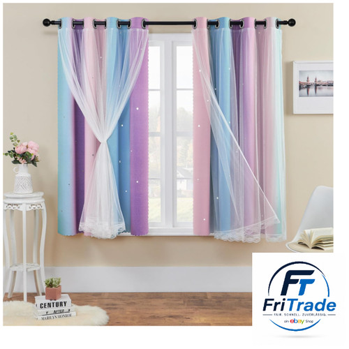 Regenbogen vorhang 160x132 - vorhang, cm