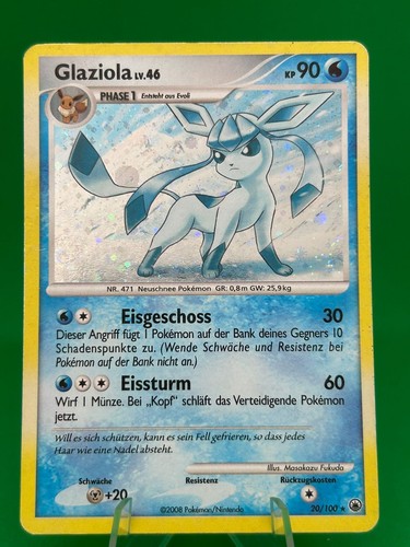 Pokémon karte glaziola aus - karte,
