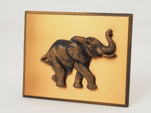 Elefant kupfer wandbild