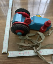 Alter Heko Holztraktor für Bastler aus DDR-Zeiten