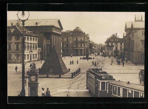Ansichtskarte karlsruhe - ansichtskarte,