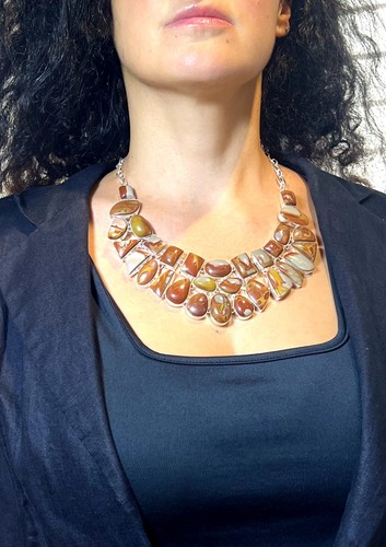 Handgefertigtes collier mit - handgefertigtes,