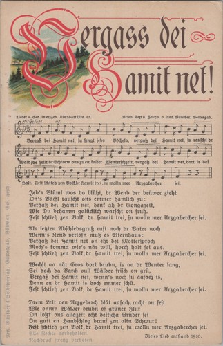 Lied 47 vergass dei - nr.,