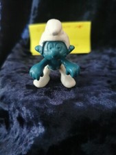 4.0210/4.0218,Schlumpf,Go Kart,Autofahrer, Teilbemalt,W.Germeny,Schleich,Z5