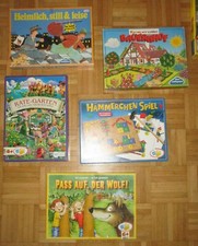 Kinder Lern-Spiele Paket Sammlung Lieblingsspiel Rate-Garten Bauernhof Wolf pass