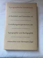 Hermann Zapf, Typographische