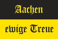 Aufkleber Aachen ewige Treue Fahne Flagge 15 x 10 cm Autoaufkleber