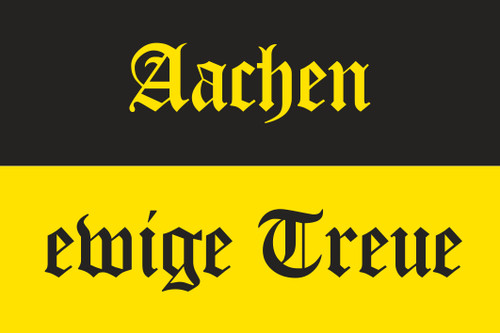 Aufkleber aachen ewige treue - aufkleber,