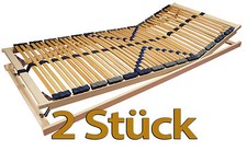 2 Stück 7 Zonen Lattenrost Optimalux XXL KF - bis 180 KG, 42 - 48 Federleisten