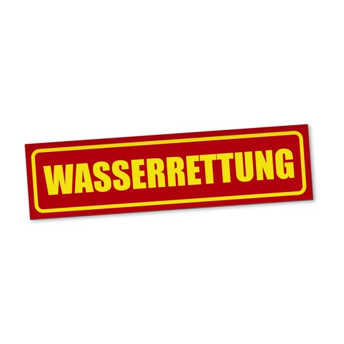 Wasserrettung magnetschild - wasserrettung,