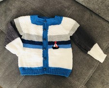 Jacke handgestrickt Gr. 92