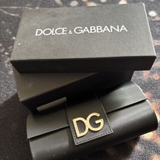 Dolce & Gabbana Clutch Schwarz Mit Logo *mushave*