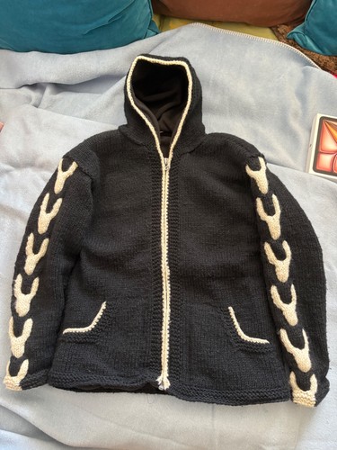Strickjacke kaputze nepal - strickjacke,