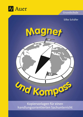 Magnet und kompass - und,