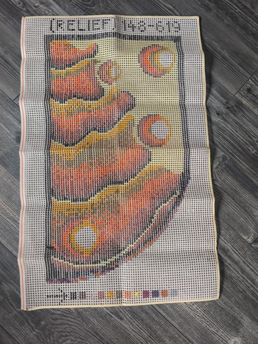 Bedruckter stramin teppich - stramin,,