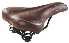 MONTEGRAPPA FUTURE Herren Fahrradsattel Retro/Vintage braun m. Federn - NEU - 