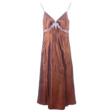KELSEY ROSE Abendkleid Lang Bronze Gr. 10 36 