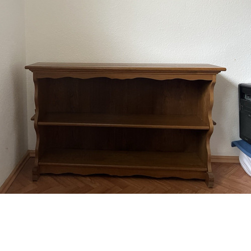 Holz bücherregal braun eiche - braun,