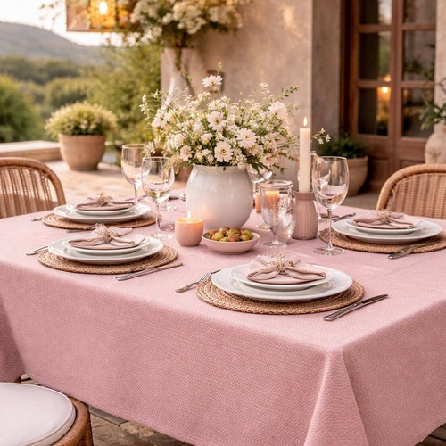 Pichler tischdecke hogard - hogard, rosa