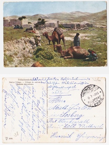 66284 mit feldpoststempel - 66284,