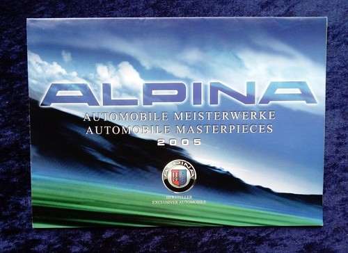 Bmw alpina prospekt programm - bmw, prospekt,