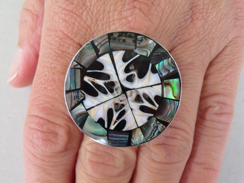 Ring offen edelstahl muschel - offen,