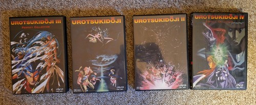 Dvd urotsukidoji manga - 4x,