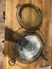 Antik Vintage Bullauge 17 Zoll Maritim Maritim Boot Schiff Fenster Wand Bullauge